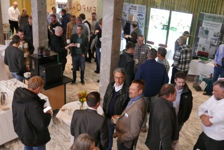 Fachausstellung und Networking.